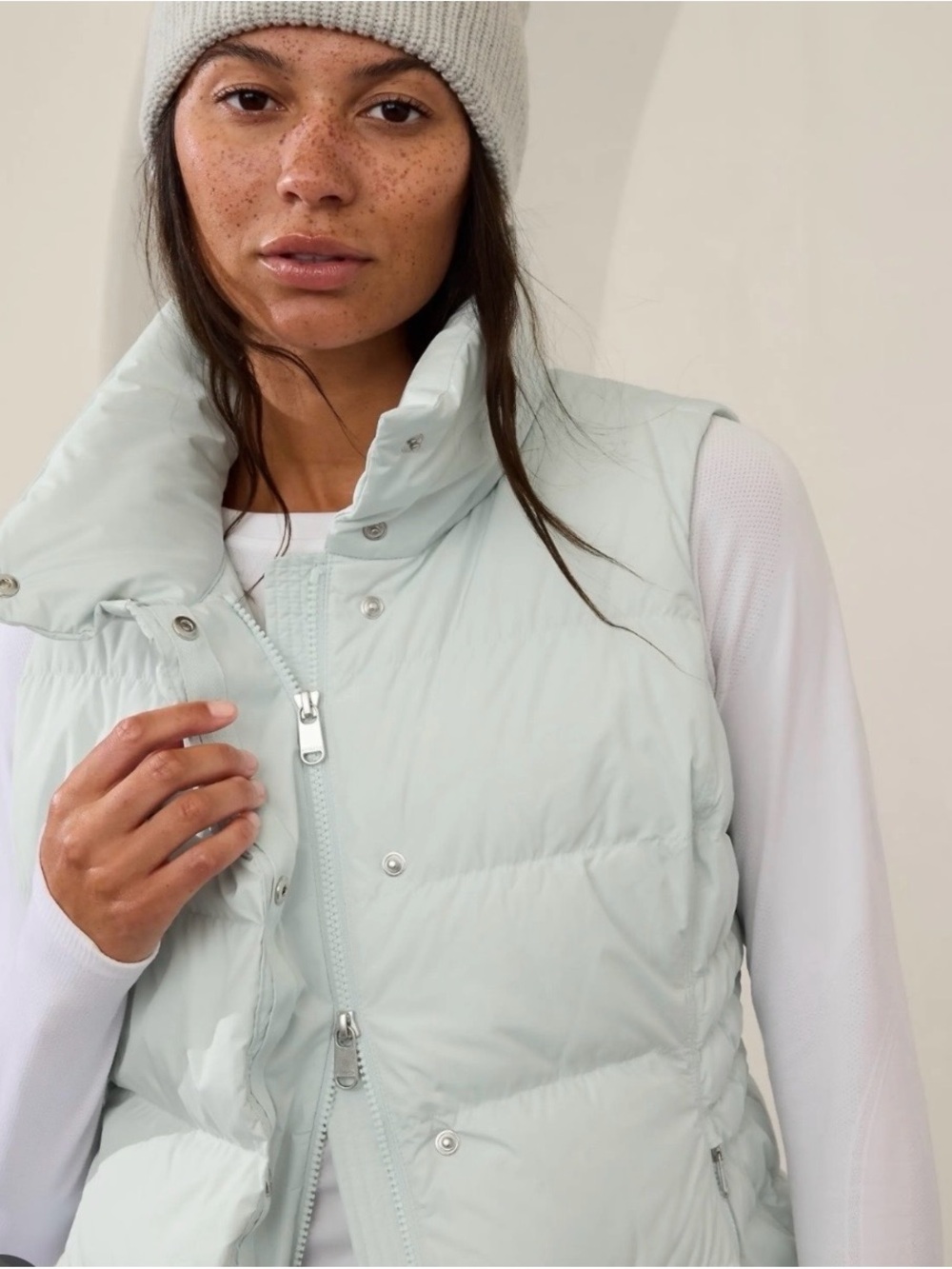 Athleta Downtown Vest in Glacier Green Size: M